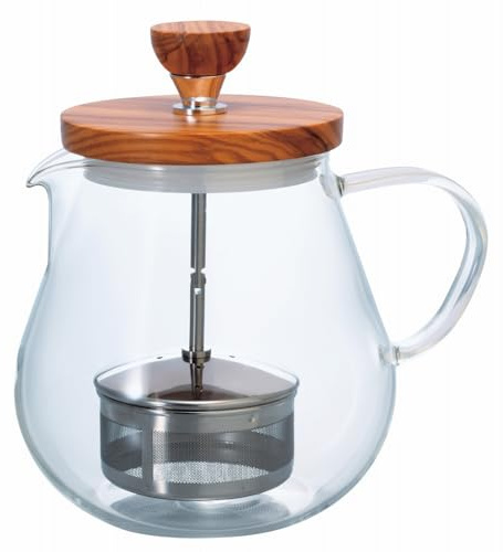 Hario 700 ml Tetera Teaor madera de olivo
