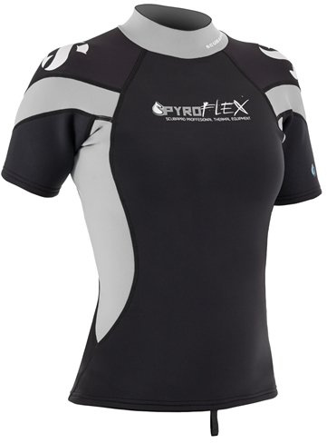 SCUBAPRO Pyroflex Rash Guard, Short Sleeve, Women, L