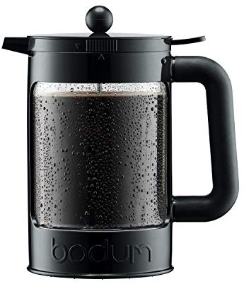 Bodum Bean Ice Coffee Maker, Black, plastic, black, 12.5x20x22.7 cm