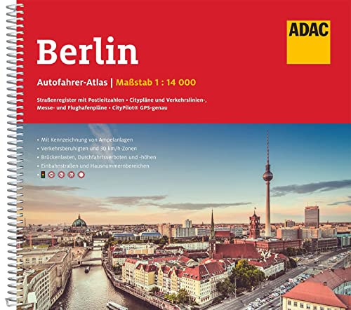 ADAC AutoFahrerAtlas Berlin 1:14 000