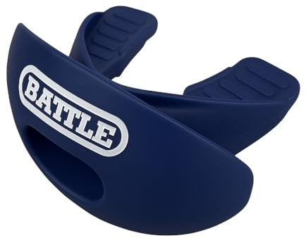 Battle Oxygen Lip Protector Mundschutz - Fußball und Sport Mundschutz - Maximale Sauerstoffzufuhr - Mundstück passt mit oder ohne Zahnspange - Aufprallschutz schützt Lippen und Zähne
