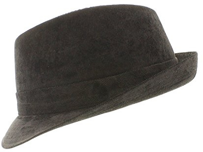 votrechapeau - Chapeau Trilby - Petit Bord - Parma - Noir - Tour de tête 52