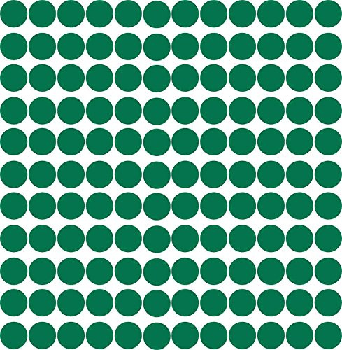 364 Klebepunkte 15 mm (1.5cm) Punkt selbstklebend glänzend Aufkleber grün