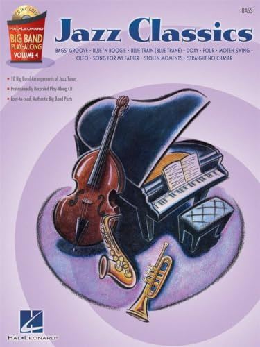 Big Band Play-Along Volume 4 - Jazz Classics -For Bass Guitar-: Noten, CD, Sammelband für Bass-Gitarre