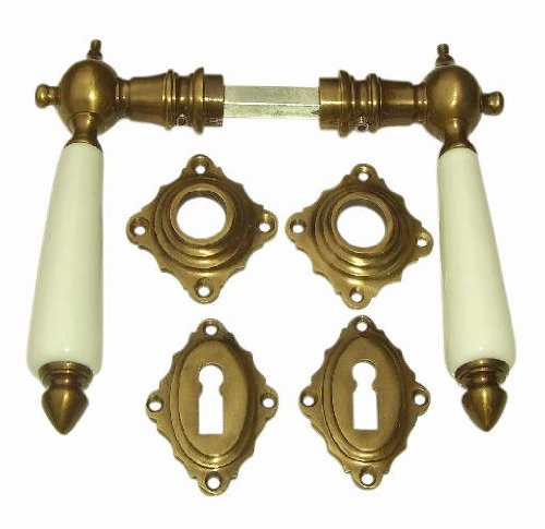Türklinken Messing antik BB Jugendstil Art Deco 15-BB-AW