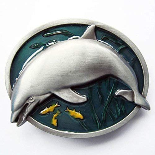 Buckle Delfin, Dolphin, Wildlife, 3D Gürtelschnalle