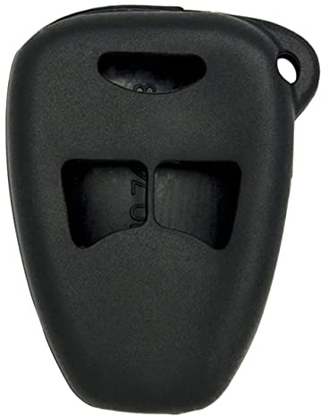 Keyless2Go Replacement for New Silicone Cover Protective Case for Select Dodge Chrysler Jeep 3 Button Remote Head Keys - Black