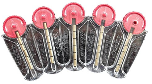 Lot de 5 bobines de 6 Pierres Zippo