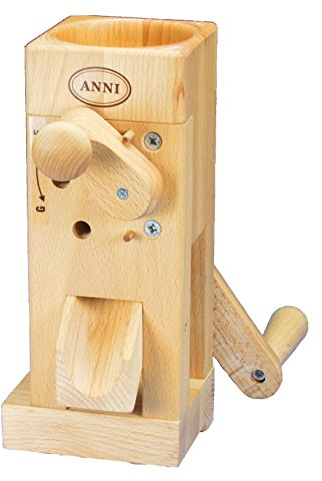 Anni Flockenquetsche mit Stahlwalzen