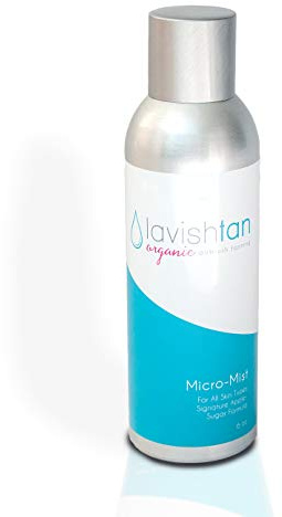 Self Tanner Sunless Airbrush Tanning Mist Spray - Instant Bronzing Organic Self Tan Solution For Light Natural, Medium, and Dark Bronze Color by Lavish Tan