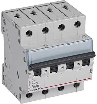 InterruptorAutomaticoTX3 4 Polos 10A Legrand 403625
