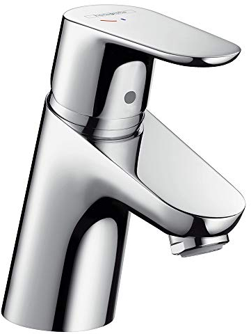 hansgrohe Wasserhahn Focus CoolStart (Armatur mit Auslauf Höhe 70mm und Zugstangen-Ablaufgarnitur) Chrom