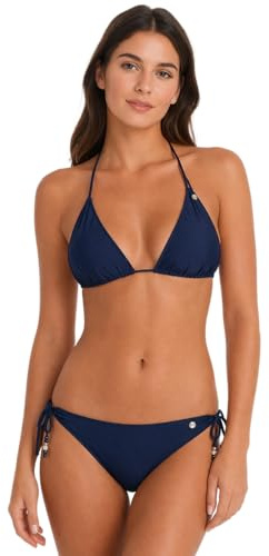 bugatti® Bikini Damen Set Navy/Marineblau in Größe 36