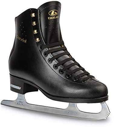 Botas - Classic Cuff/Figure Ice Skates for Men, Boys/Color: Black, Size: Adult 10.5