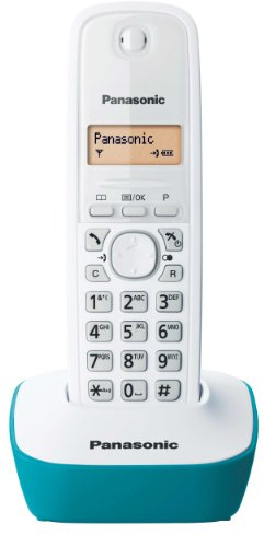 Panasonic - KX-TG1611FRC, Telefono solo cordless DECT senza segreteria, colore: Blu