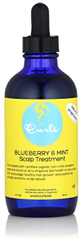 Curls, Kopfhaut-Behandlung aus Heidelbeeren und Minztee