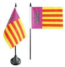 Digni® Drapeau de Table Espagne Île Malorque, Mini Drapeau - 10 x 15 cm