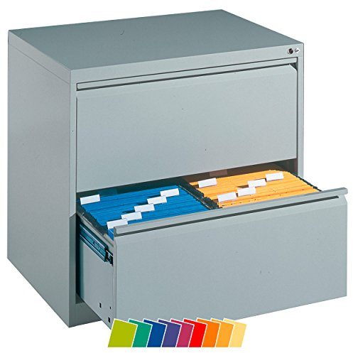 C und P Hängeregistraturschrank mit 2 Schubladen Hängeregister 73x78x59 cm Zweibahnig