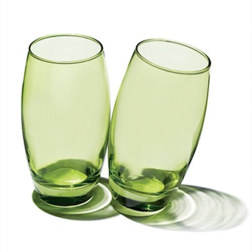 Pasabahce Water and Juice Glass Lime Green 500 ml Set of 3