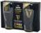 Guinness Logo Verre à pinte unisexe Transparent, Verre,