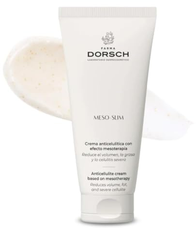 FARMA DORSCH – MESO-SLIM | Gel Reductor Anticelulítico con Efecto Exfoliante | Disuelve Grasas, Mejora Circulación y Reduce Piel de Naranja | Firmeza y Suavidad | 200 ml