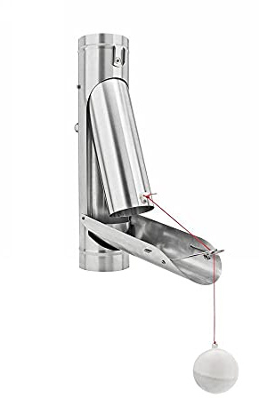 Zink Wasserklappe mit Kugel automatisch DN80