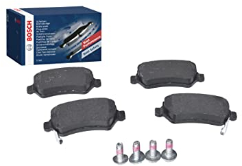 Bosch BP363 - Plaquettes de Frein Arrière pour Voiture - Qualité Bosch - Réduction du Bruit et de la Poussière - Certifié ECE-R90 - Sans Cuivre - Jeu de 4 Plaquettes - Avec Accessoires