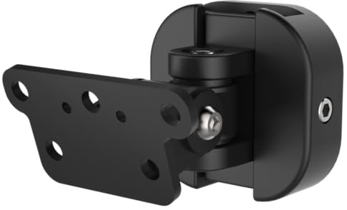Hama Universal Lautsprecher-Wandhalterung, voll beweglich (neigbar/schwenkbar/360° drehbar, Boxenhalter u.a. für IR80MBT, Samsung WAM-550, Denon HEOS 1, Panasonic ALL3) Lautsprecher-Halterung schwarz