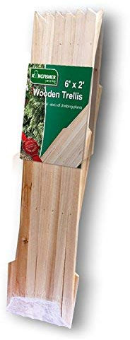 Kingfisher TRELIS1 6 x 1 ft Garden Trellis - Brown