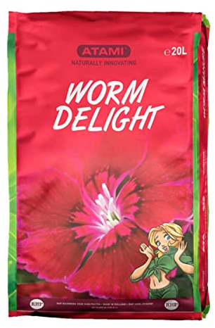 Atami - Humus de lombriz, fertilizante, 20 litros.