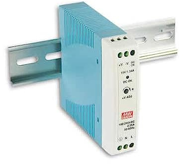 MeanWell MDR-20-24 DIN-Schienenstromversorgung, 24W 24V 1A