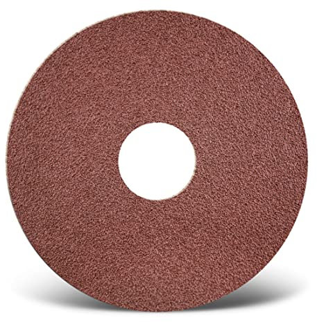 MENZER Red Dischi abrasivi doppi, 375 mm, a doppia pagina, p. Monospazzole, Corindone normale (5 Pz.) G36