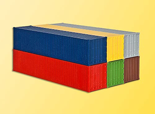 Kibri HO Scale 40' Container Set 6/