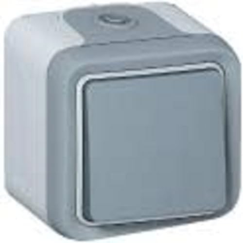Legrand Interruptor basculante, Gris, 80 x 84 x 57 mm