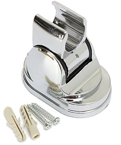 Adjustable Bathroom Shower Head Bracket Wall Mount Mounted Holder ABS Chrome <1&2444 * 1>