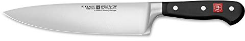 Wüsthof 4582/20 Kochmesser, Classic (4582-7/20), 20 cm Klingenlänge, geschmiedet, rostfreier Edelstahl, breites und sehr scharfes Küchenmesser