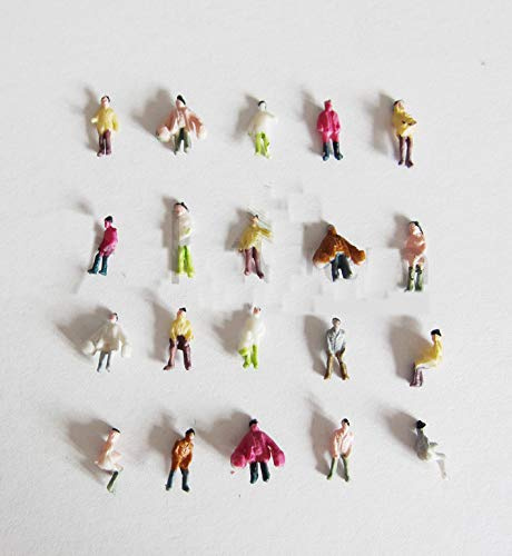 100 bemalte Figuren Reisende zu Spur Z