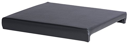 möbelando Klemmkissen Sitzkissen Auflage Kunstleder Sitzauflage Hocker Kissen Magda I (Schwarz)