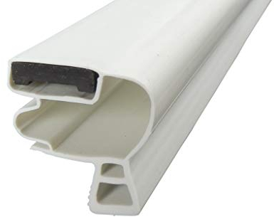 Magnetdichtung Profil groß Y - 2000mm inkl. Magnetband - Farbe: Grau (Kühlschrankdichtung)