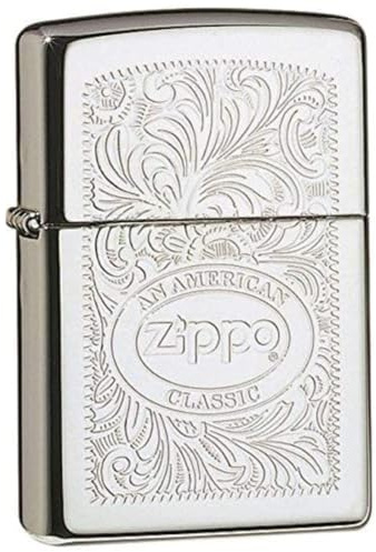 Zippo - Briquet Tempête, Motif Classique Américain, Chrome Poli Miroir, Lustre, Rechargeable, Réutilisable, Résistant Au Vent, Coffret Cadeau, Fabriqué Aux États-Unis