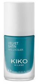 Kiko Make Up Milano Velvet Satin Nail Lacquer Nr. 693 Cadet Blue Inhalt: 10ml Nail Polish Nagellack für ein halbmattes Velvet-Finish