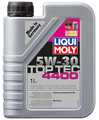 LIQUI Moly Top Tec 4400 5W-30 | 1 l | Olio Motore di sintesi | Art. n. 3750, incolore