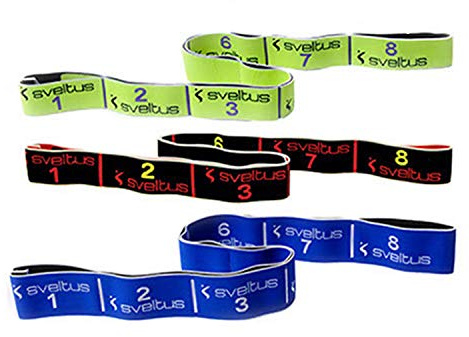 Sveltus 3er Elastiband Kombi ORIGINAL 10/15/20 kg Fitness Widerstand Gymnastik