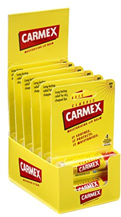 Carmex Classic Click Stick 4.25 g (Pack of 12)
