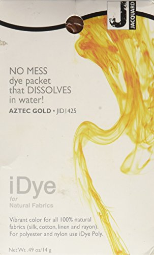 Jacquard Idye Naturstoff: Aztekengold
