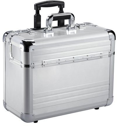 Pilotentrolley mit verstärkten Ecken aus Aluminium von Dermata