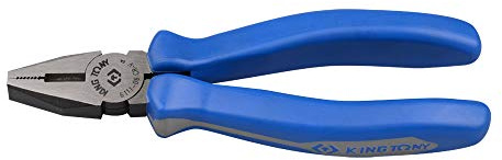 KING TONY 6111-07 - Alicates combinados de polipropileno y caucho termoplástico (188 mm)