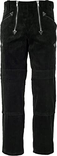 Job Zunfthose Trenkercord/Cord/mit Knietaschen/schwarz/Dachdecker/Zimmermann