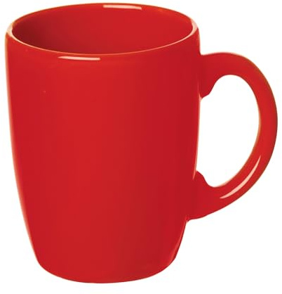 Excelsa Mug Tazza in Ceramica, 260 ml, Rosso, 1 Pezzo