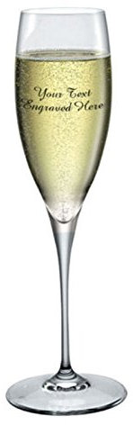County Engraving Personalised 8oz Prosecco Champagne Flute with Gift Box (Luxury Gift Box)